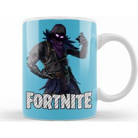 Baskı Dükkanı KB8530 Fortnite Raven Skin Porselen Kupa Bardak