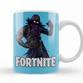 Baskı Dükkanı KB8530 Fortnite Raven Skin Porselen Kupa Bardak