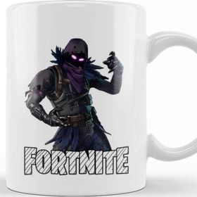 Baskı Dükkanı KB8530 Fortnite Raven Skin Porselen Kupa Bardak