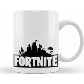 Baskı Dükkanı KB8537 Fortnite Logo Porselen Kupa Bardak