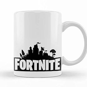 Baskı Dükkanı KB8537 Fortnite Logo Porselen Kupa Bardak