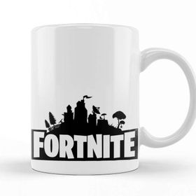 Baskı Dükkanı KB8537 Fortnite Logo Porselen Kupa Bardak