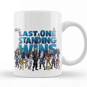Baskı Dükkanı KB8539 Fortnite Last One Standing Porselen Kupa Bardak