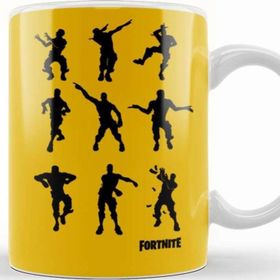 Baskı Dükkanı KB8551 Fortnite Dans Porselen Kupa Bardak