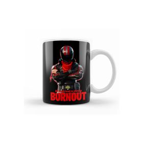 Baskı Dükkanı KB8555 Fortnite Burnout Porselen Kupa Bardak