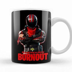 Baskı Dükkanı KB8555 Fortnite Burnout Porselen Kupa Bardak