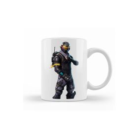 Baskı Dükkanı KB8564 Fortnite Battle Royale Golden Eye Porselen Kupa Bardak
