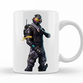 Baskı Dükkanı KB8564 Fortnite Battle Royale Golden Eye Porselen Kupa Bardak