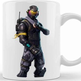 Baskı Dükkanı KB8564 Fortnite Battle Royale Golden Eye Porselen Kupa Bardak