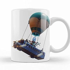 Baskı Dükkanı KB8565 Fortnite Battle Royale Bus Porselen Kupa Bardak