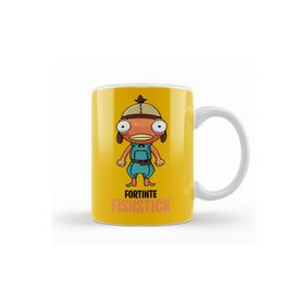 Baskı Dükkanı KB8598 Fortnite Fıshstıck Fortnite Porselen Kupa Bardak