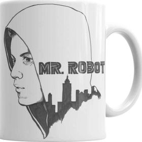Baskı Dükkanı KB860 Mr Robot Porselen Kupa Bardak