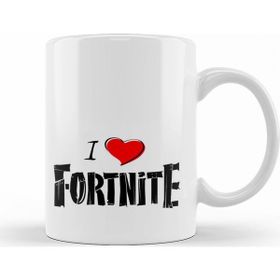 Baskı Dükkanı KB8627 I Love Fortnite Porselen Kupa Bardak