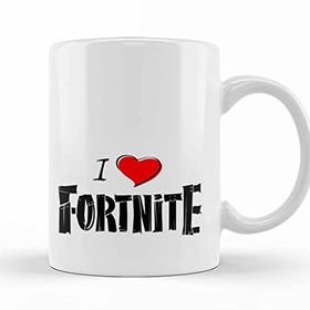 Baskı Dükkanı KB8627 I Love Fortnite Porselen Kupa Bardak