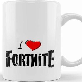 Baskı Dükkanı KB8627 I Love Fortnite Porselen Kupa Bardak