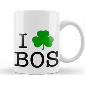 Baskı Dükkanı KB8628 I Clover Boston Porselen Kupa Bardak