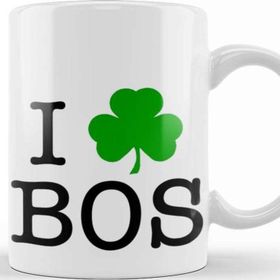 Baskı Dükkanı KB8628 I Clover Boston Porselen Kupa Bardak