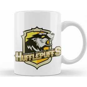 Baskı Dükkanı KB8639 Hufflepuff Porselen Kupa Bardak