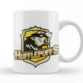 Baskı Dükkanı KB8639 Hufflepuff Porselen Kupa Bardak