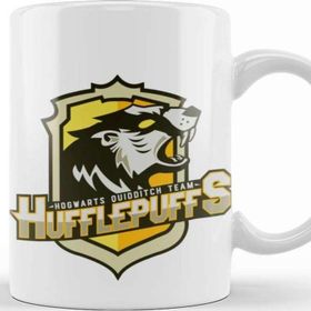 Baskı Dükkanı KB8639 Hufflepuff Porselen Kupa Bardak
