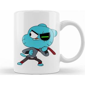 Baskı Dükkanı KB8665 Gumball Watterson Porselen Kupa Bardak