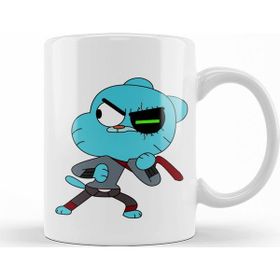 Baskı Dükkanı KB8665 Gumball Watterson Porselen Kupa Bardak