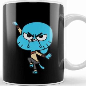 Baskı Dükkanı KB8665 Gumball Watterson Porselen Kupa Bardak