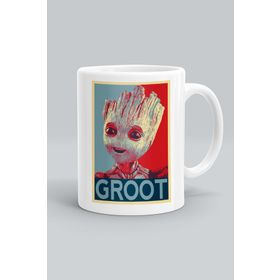 Baskı Dükkanı KB8672 Groot Baby Groot Little Prince Porselen Kupa Bardak
