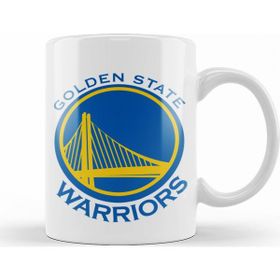 Baskı Dükkanı KB8674 Golden State Warriors Logo Porselen Kupa Bardak