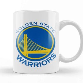 Baskı Dükkanı KB8674 Golden State Warriors Logo Porselen Kupa Bardak