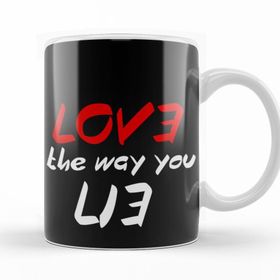 Baskı Dükkanı KB8677 Gift Love The Way You Lie Porselen Kupa Bardak