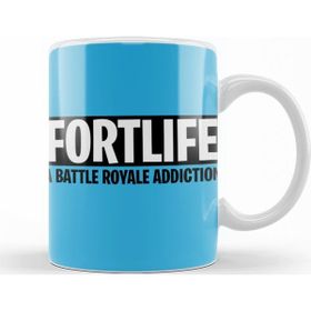 Baskı Dükkanı KB8702 A Battle Royale Addıctıon Fortnite Porselen Kupa Bardak