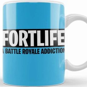Baskı Dükkanı KB8702 A Battle Royale Addıctıon Fortnite Porselen Kupa Bardak
