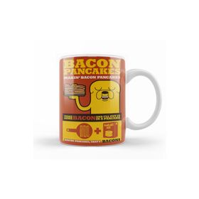 Baskı Dükkanı KB8731 Bacon Pancakes Porselen Kupa Bardak