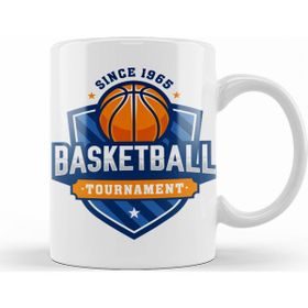 Baskı Dükkanı KB8746 Basketball Tournament Porselen Kupa Bardak