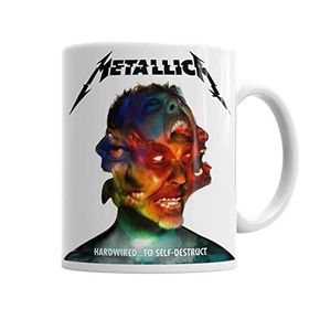 Baskı Dükkanı KB882 Metallica Hardwired Porselen Kupa Bardak