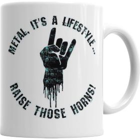 Baskı Dükkanı KB884 Metal Lifestyle Metal Porselen Kupa Bardak