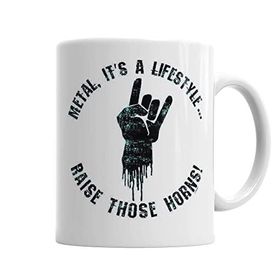 Baskı Dükkanı KB884 Metal Lifestyle Metal Porselen Kupa Bardak