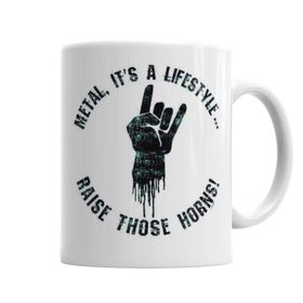 Baskı Dükkanı KB884 Metal Lifestyle Metal Porselen Kupa Bardak