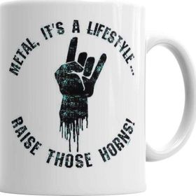Baskı Dükkanı KB884 Metal Lifestyle Metal Porselen Kupa Bardak