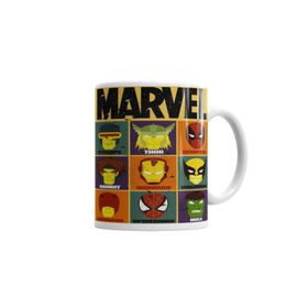 Baskı Dükkanı KB892 Marvel Spiderman Iron Man Porselen Kupa Bardak