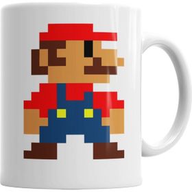 Baskı Dükkanı KB894 Mario Nintendo Atari Porselen Kupa Bardak