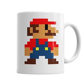 Baskı Dükkanı KB894 Mario Nintendo Atari Porselen Kupa Bardak