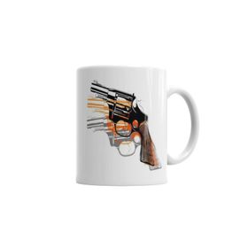 Baskı Dükkanı KB898 Magnum Guns Porselen Kupa Bardak