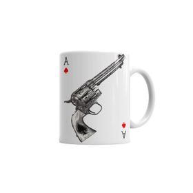 Baskı Dükkanı KB900 Maça As Poker Porselen Kupa Bardak