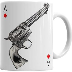 Baskı Dükkanı KB900 Maça As Poker Porselen Kupa Bardak