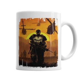Baskı Dükkanı KB902 Punisher Porselen Kupa Bardak