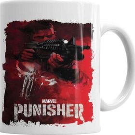 Baskı Dükkanı KB902 Punisher Porselen Kupa Bardak