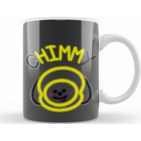 Baskı Dükkanı KB9078 Bt Glowing Chimmy Bts Porselen Kupa Bardak