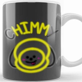 Baskı Dükkanı KB9078 Bt Glowing Chimmy Bts Porselen Kupa Bardak